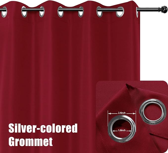 BONZER Extra Wide Waterproof Outdoor Curtains - Image 2