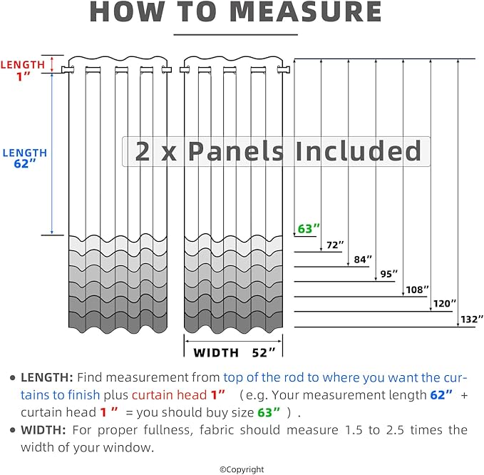 Waterproof Outdoor Curtain W52 x L63 - Image 6