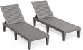 Lounge Chair, Pool Lounge Chairs Set of 2, Lounge Chair Outdoor, Waterproof Sun by NUNULAB
