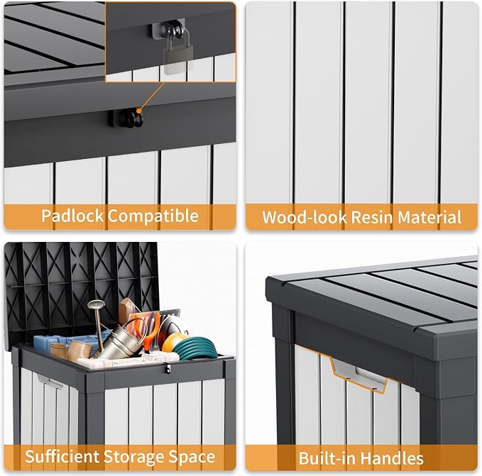 ROJIK Outdoor Storage Housing Deck Box - Image 8