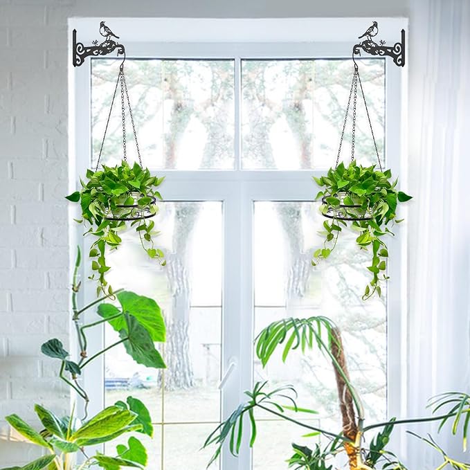 2-Pack Hanging Planters for Indoor Plants - Image 3