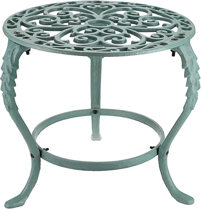 OwnMy Heavy Duty Cast Iron Plant Stand Vintage Wrought Iron Flower Pot Holder by OwnMy