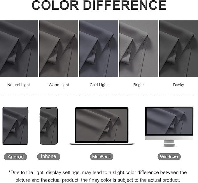RYB HOME Patio Curtains Outdoor - Image 7