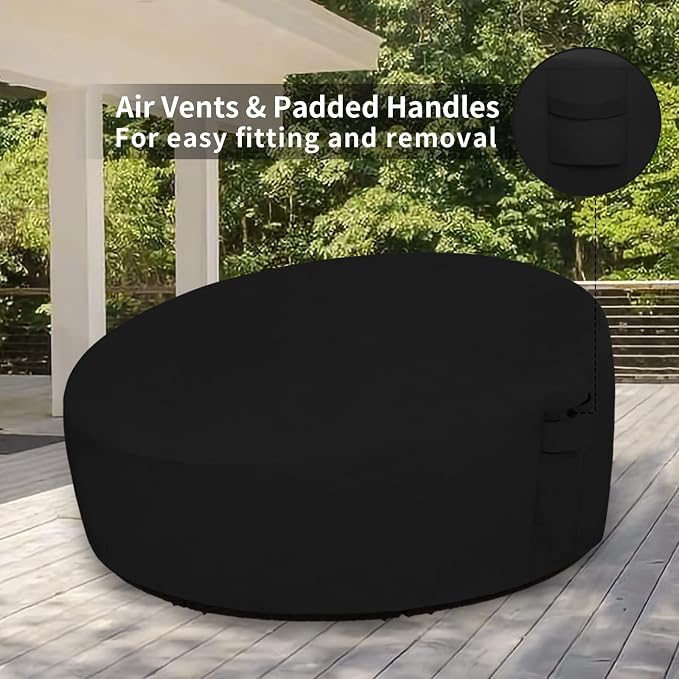 Easy-Going Heavy Duty 600D Outdoor Daybed Cover 92 Inch UV Resistant Patio - Image 5