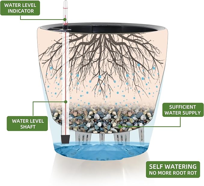 Dexceder 15x14 Self Watering Planter - Image 2