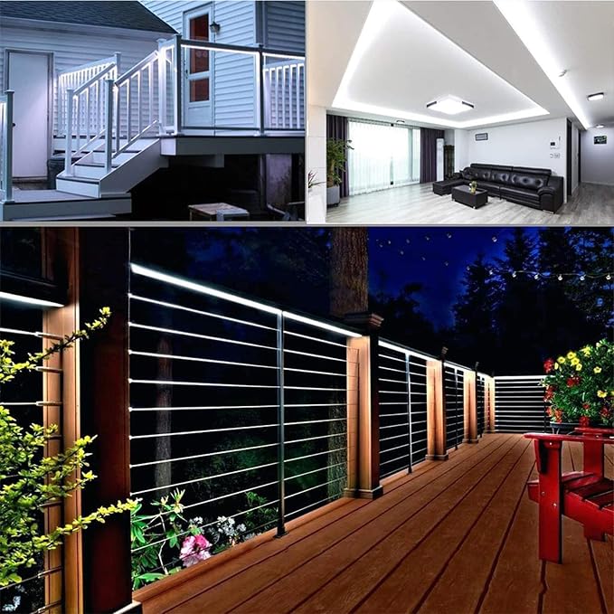200ft LED Rope Lights Outdoor, 1440 LED Flexible Tube Lights - Image 8