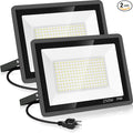 2 Pack 250W Led Flood Lights Outdoor, Super Bright 37000LM Security Lights by YANYCN