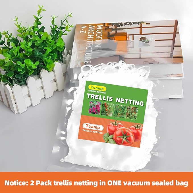 Tcamp Trellis Netting for Climbing Plants Outdoor Indoor - Image 3