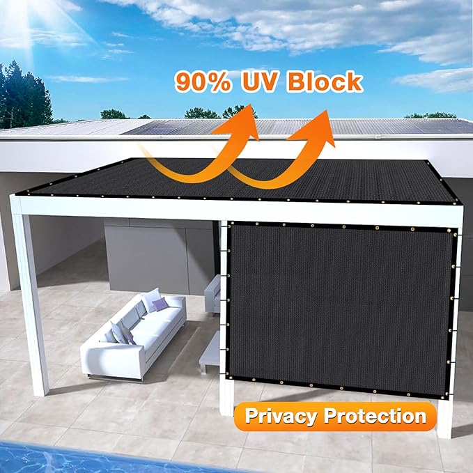 Artpuch Outdoor Pergola Shade Cover 17x21 FT Sun Shade Cloth - Image 3
