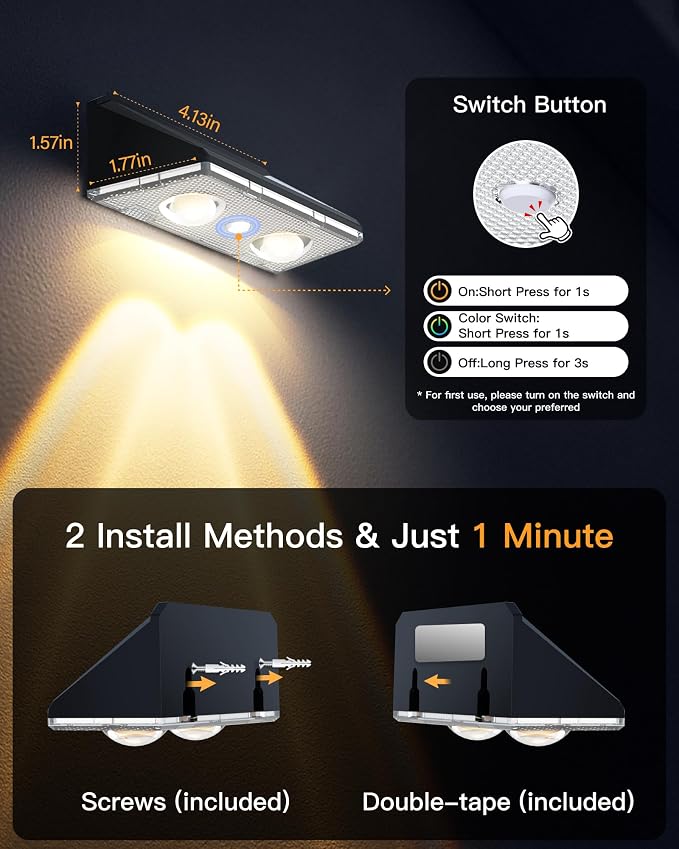 Solar Fence Lights Outdoor, 16 Pack IP65 Waterproof Fence Lights Solar Powered - Image 7