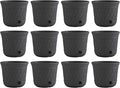 Suncast 12 Pack 14" x 12" Round Resin Decorative Weatherproof Outdoor Hideaway by Suncast