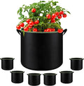 6-Pack 5 Gallon Grow Bags - 300G Heavy Duty Aeration Fabric Pots by SouilGoal