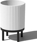 Veradek Demi Series Round Planter w/ Stand by VeradekOutdoor