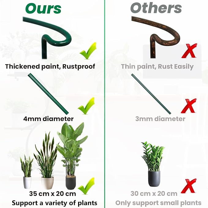 8 Pack Snake Plant Support Stakes - Image 7