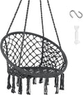 SUNCREAT Hammock Chair Hanging Macrame Swing by SUNCREAT