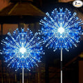 JJGoo Solar Firework Lights, 2 Pack 120 LEDs 2 Lighting Modes Solar Garden by JJGoo