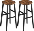 Bar Stools, 28 Inch Kitchen Breakfast Bar Chairs, Industrial Bar Stools by MAHANCRIS