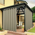 BONZER Wide Waterproof Outdoor Curtains by Bonzer