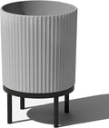 Veradek Demi Series Round Planter w/ Stand by VeradekOutdoor