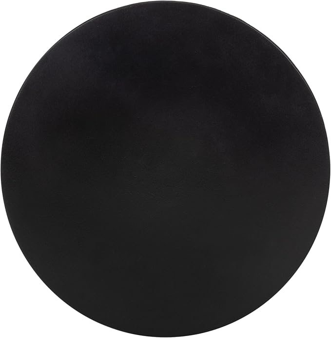 Safavieh Outdoor Athena Black Modern Concrete Round Accent Table - Image 5