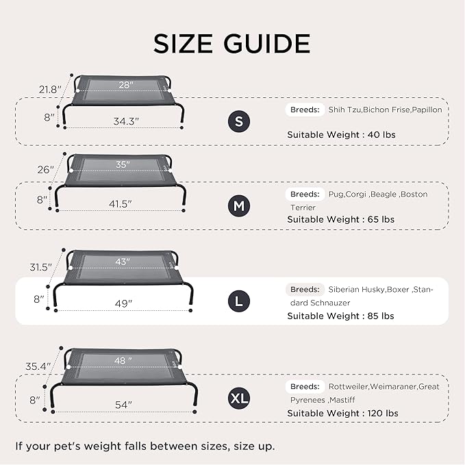 Bedsure Elevated Raised Cooling Cots Bed - Image 5