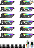 5W RGB Retaining Wall Lights 7 inch LED Hardscape Lighting Color Changing Low by DOREIO