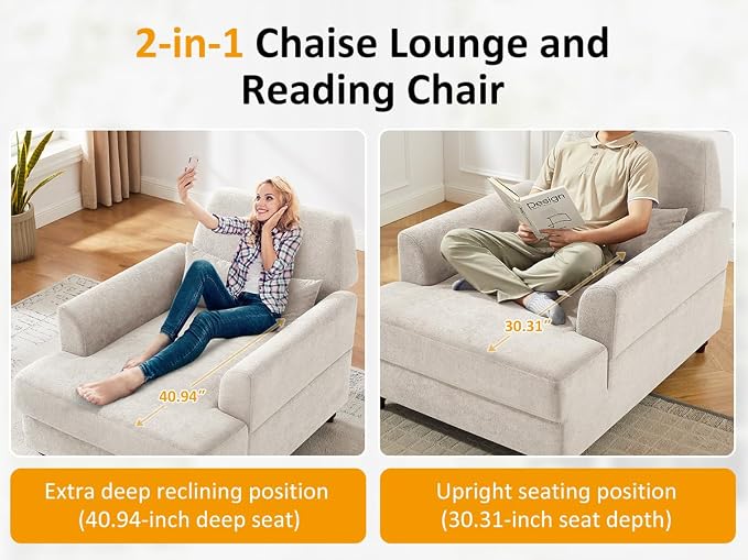 Chaise Lounge Accent Chair Indoor - Image 6
