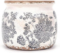 Flower Pot, Vintage Gray Ceramic Pot by Dosayes