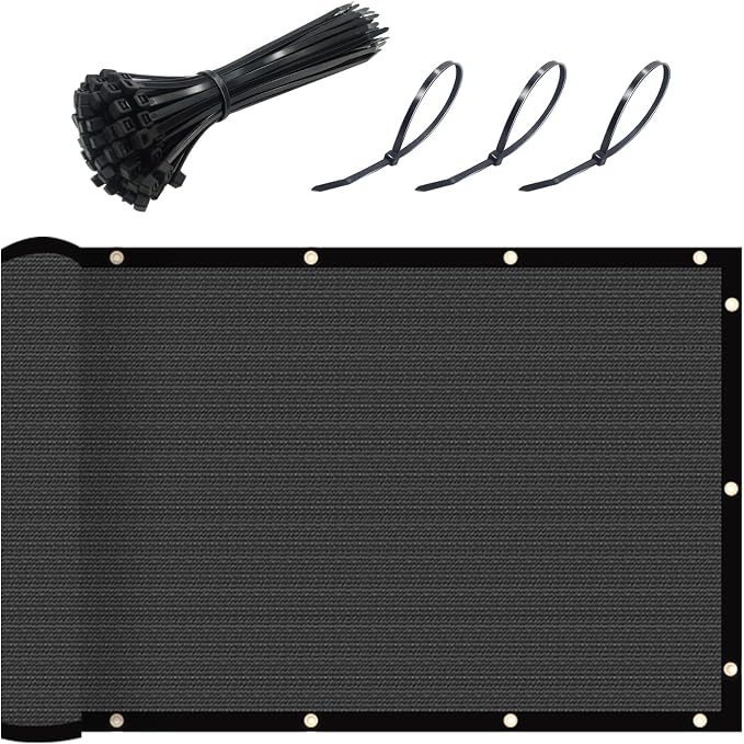 UPGRADE Fence Privacy Screen 5' x 50' Fence Commercial Shade Cover by UPGRADE