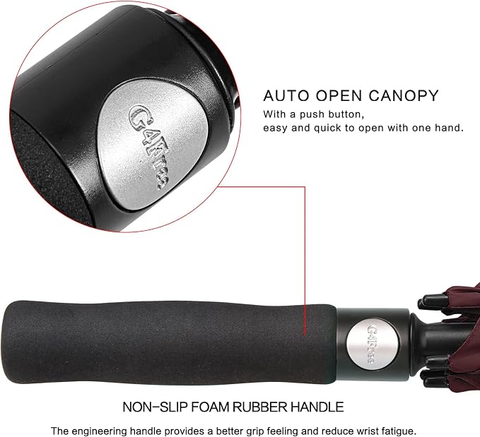 G4Free 47/54/62/68/72 Inch Automatic Open Golf Umbrella Oversize Extra Large - Image 8