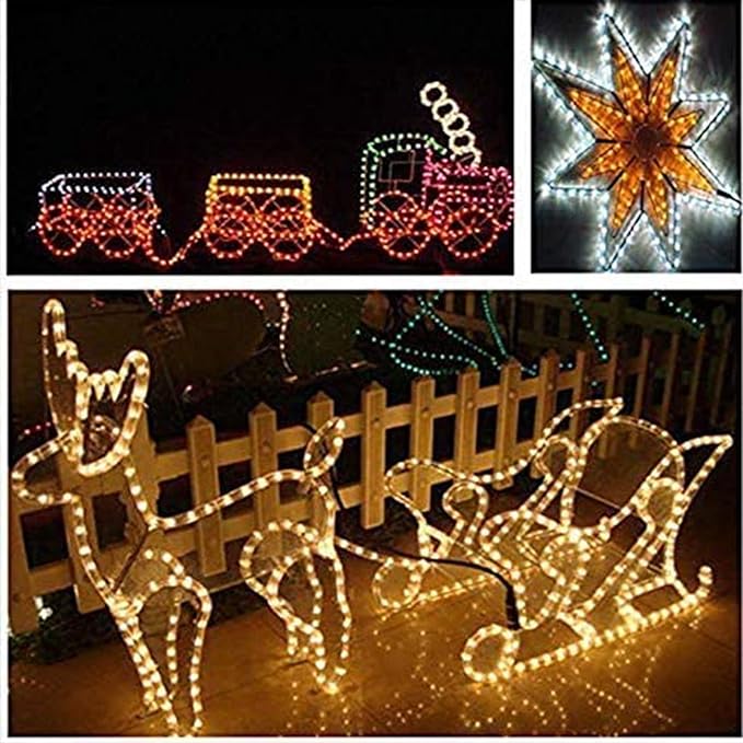 100ft LED Rope Lights Outdoor, 720 LED Connectable and Flexible Tube Lights - Image 6