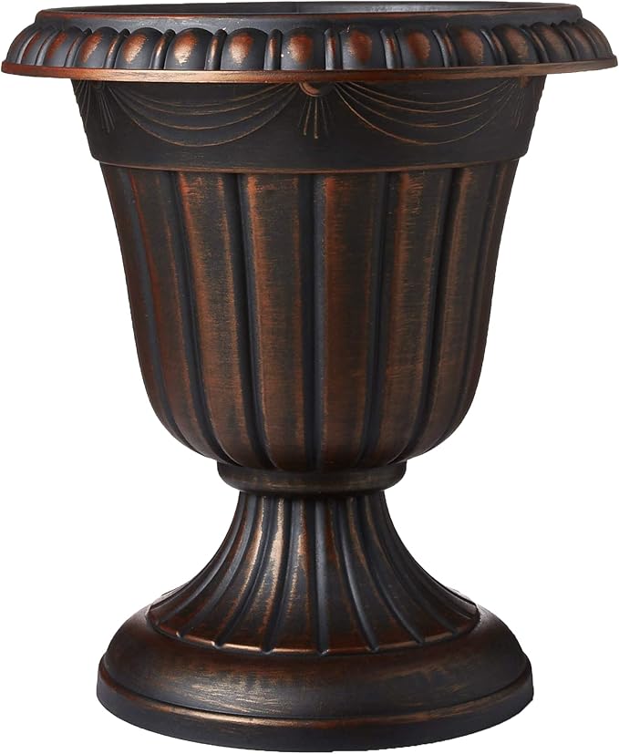 Arcadia Garden Products PL20CP Classic Traditional Plastic Urn Planter by Unknown