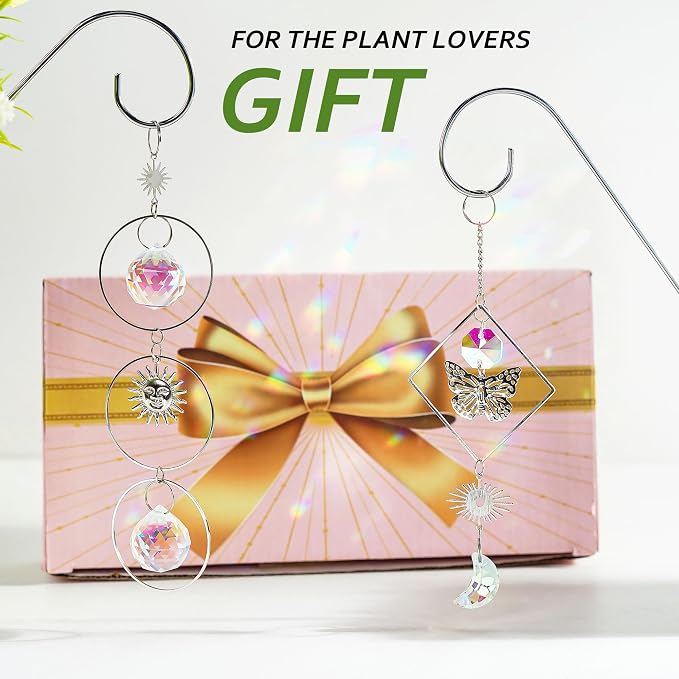 HDCRYSTALGIFTS 4 Pack Crystal Sun Catchers - Image 8