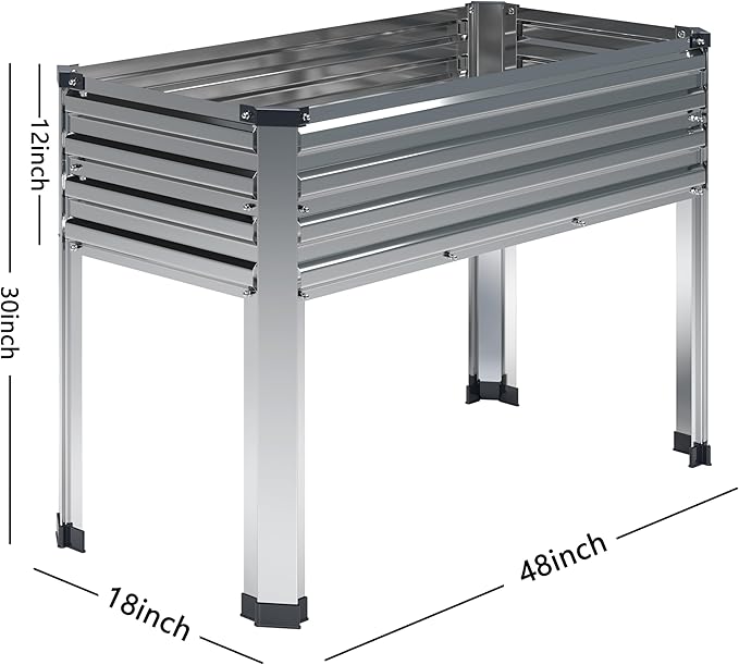 2PCS Galvanized Raised Garden Bed - Image 4