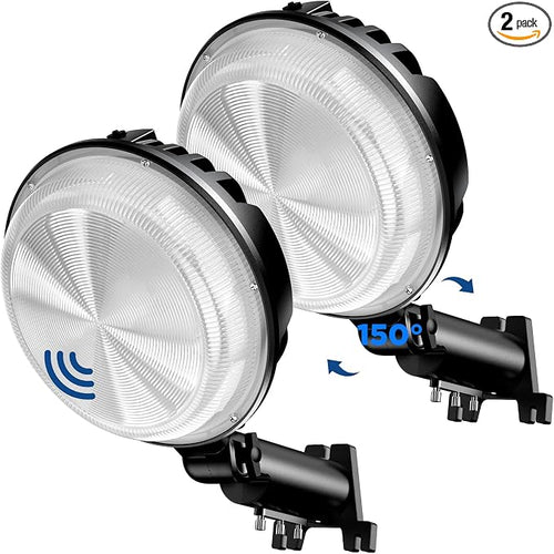 2 Pack 150W LED Barn Light, 20000LM Dusk to Dawn Security Light by StarMoitic