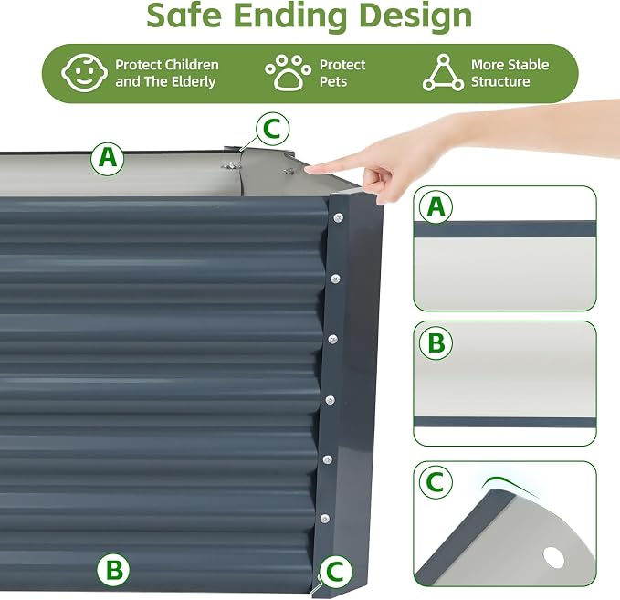 4x2x2ft Raised Garden Bed - Image 5