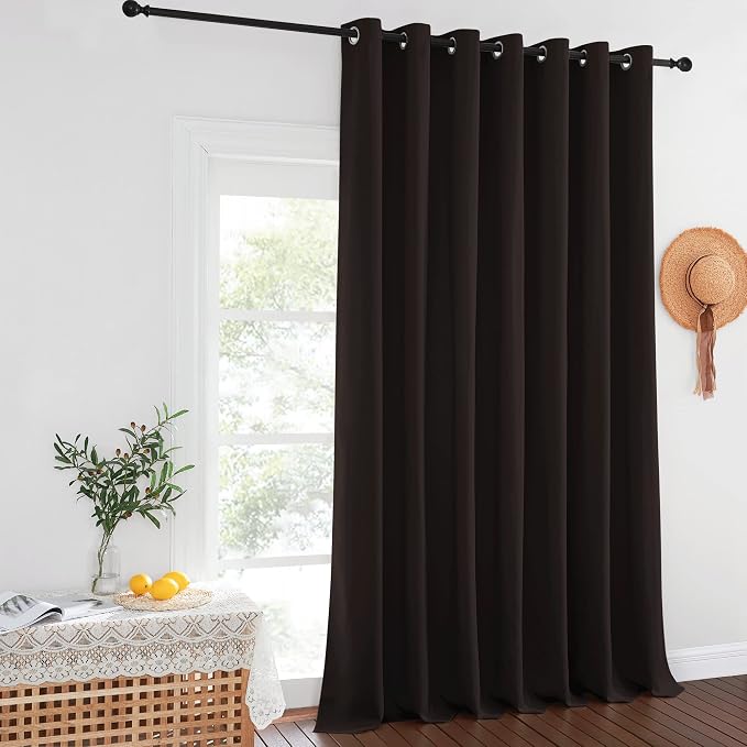 NICETOWN Blackout Curtains for Sliding Glass Door Room Divider Noise Reduce - Image 8