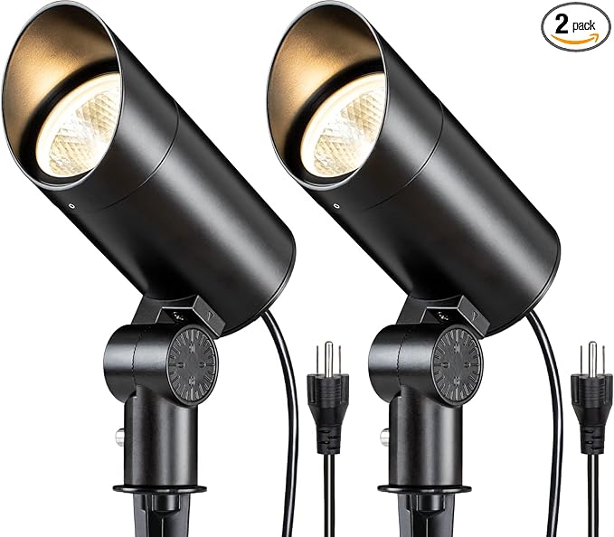 SUNVIE 30W Spot Lights Outdoor LED Spotlight 120V 3000LM Ultra Bright Flag Pole by SUNVIE