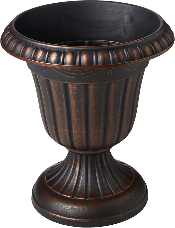 Arcadia Garden Products PL20CP Classic Traditional Plastic Urn Planter - Image 2