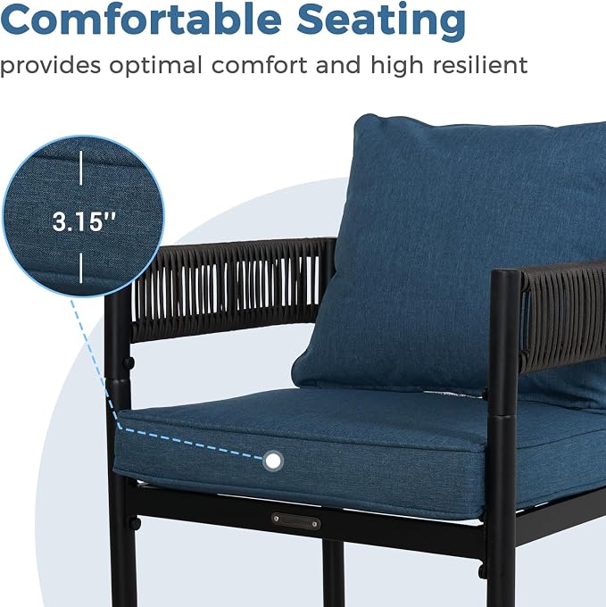 Grand patio 5-Piece Outdoor Dining Set - Image 6