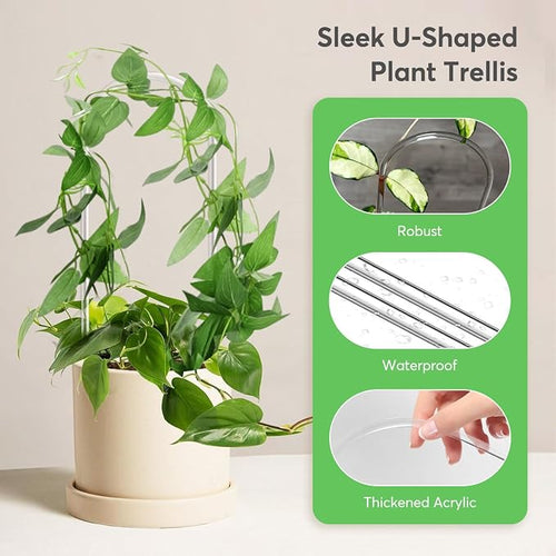 2 Pack Thickened U-Shaped Acrylic Trellis - Image 2