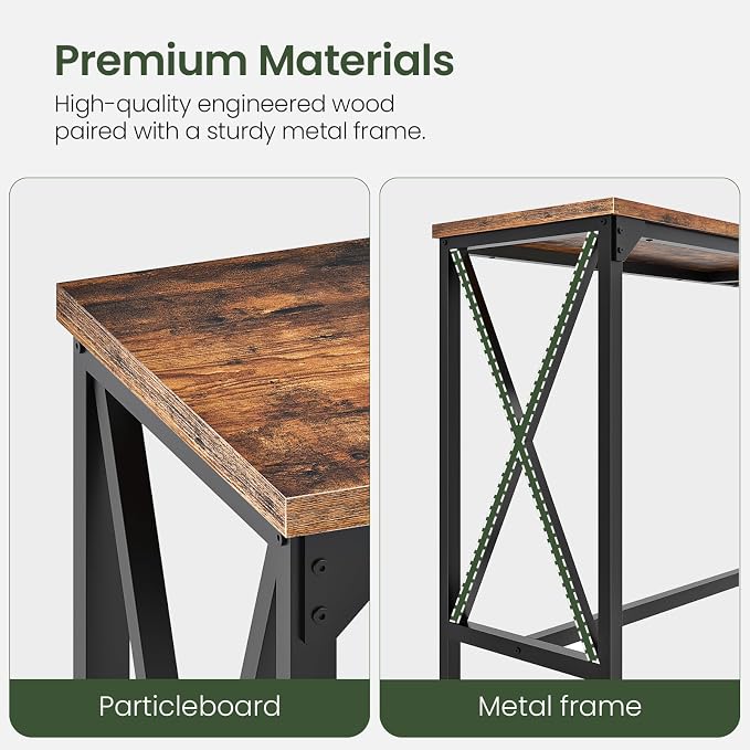55'' Bar Table, Kitchen Dining Table - Image 8