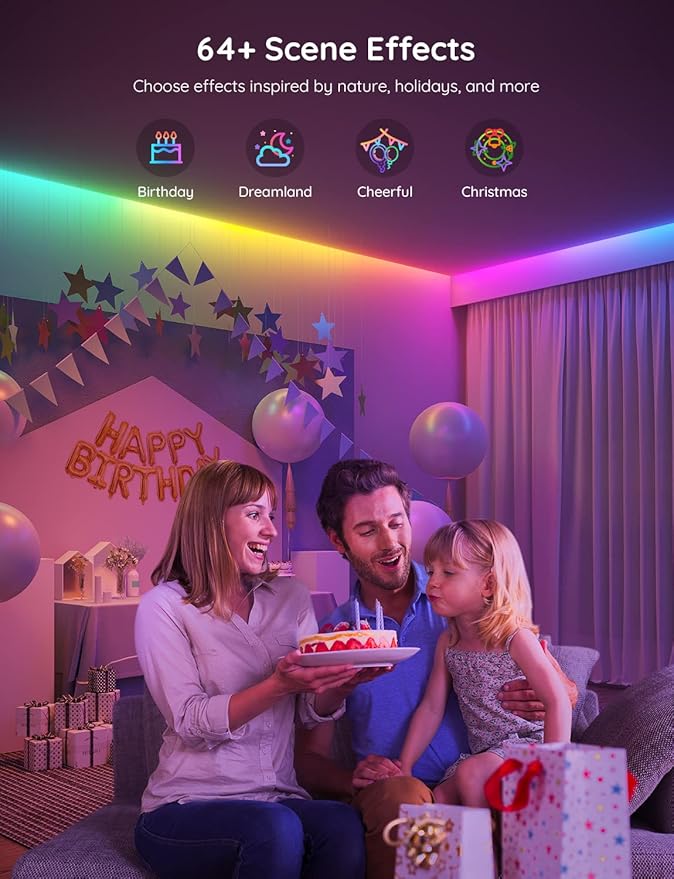 Govee 100ft RGBIC LED Strip Lights, Smart LED Lights - Image 7