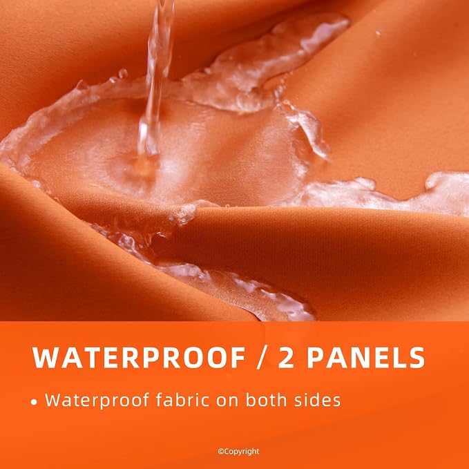 Waterproof Outdoor Curtain W105 x L84 - Image 2