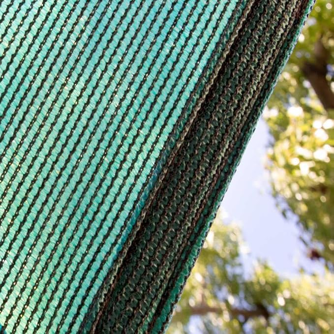 Amgo Custom Size 8' x 11' x 13.6' Green Right Triangle Sun Shade Sail UPF50+ - Image 9