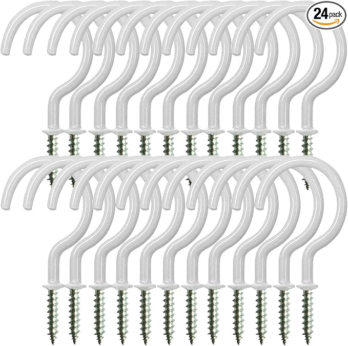 24 Pack Ceiling Hooks for Hanging Plants by xtieksh
