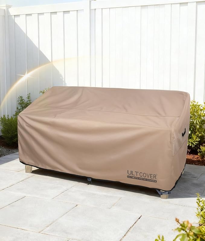 ULTCOVER Patio Furniture Sofa Cover 74W x 35D x 35H inch Waterproof Outdoor - Image 7