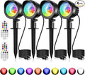 MEIKEE 15W RGB Color Changing Landscape Lighting 120V LED Landscape Lights by MEIKEE