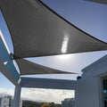 SUNNY GUARD Custom Size 6'x8'x10' Graphite Grey Sun Shade Sail Triangle UV by SUNNYGUARD
