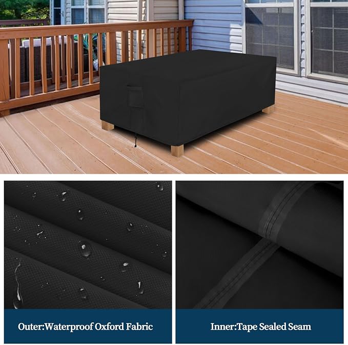 Easy-Going Patio Furniture Cover Waterproof Outdoor Rectangular Table Cover - Image 4